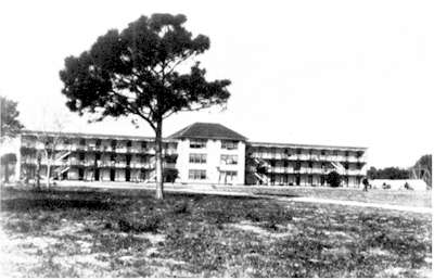 Barracks, Eau Gallie, FL.  1917